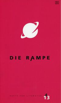Die Rampe - Hefte für Literatur 4/2013