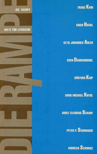 Die Rampe - Hefte für Literatur 1/1995