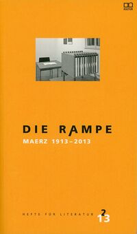 Die Rampe - Hefte für Literatur 2/2013