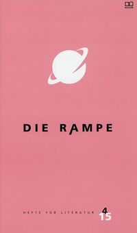 Die Rampe - Hefte für Literatur 4/2015